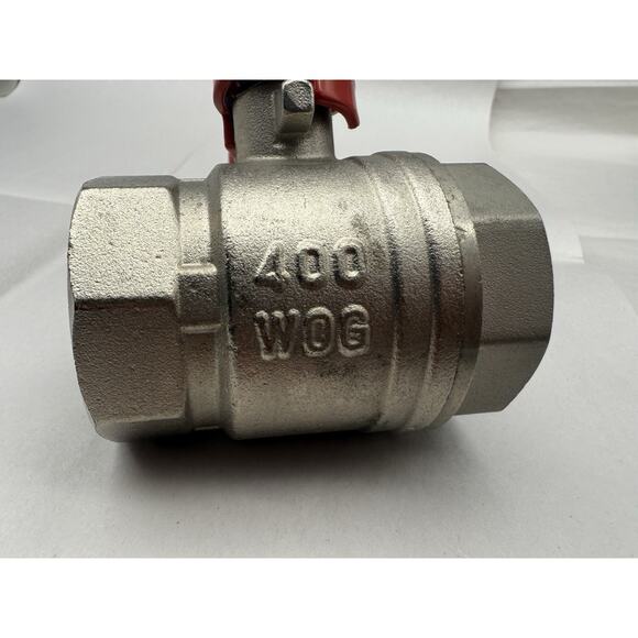 AF Hydro Brass, 1 1/2" Ball Valve with 400 WOG rating, NPT Thread, *READ... - Picture 14 of 15